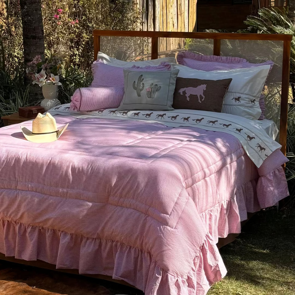 Cama Completa Farm Rosa