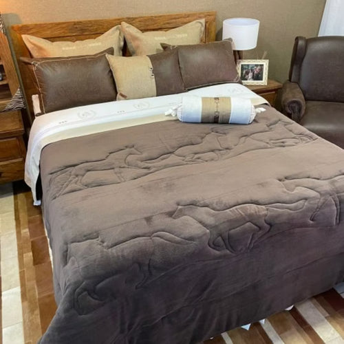 Cama Completa Horse Marrom