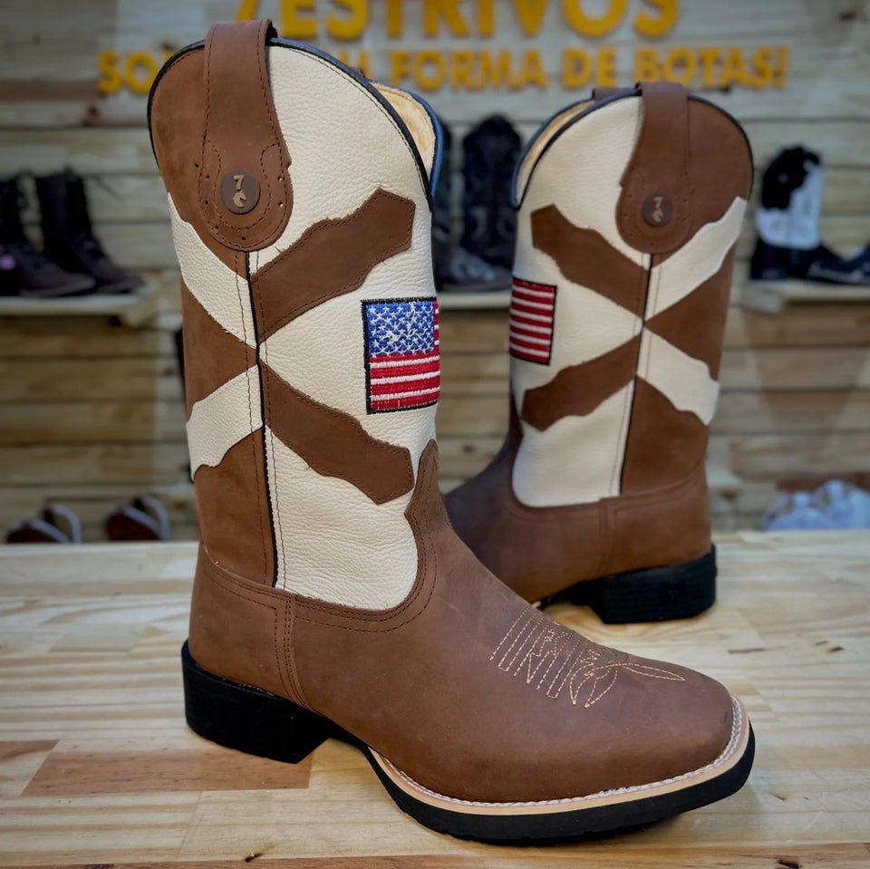 Bota Texana Oklahom EUA