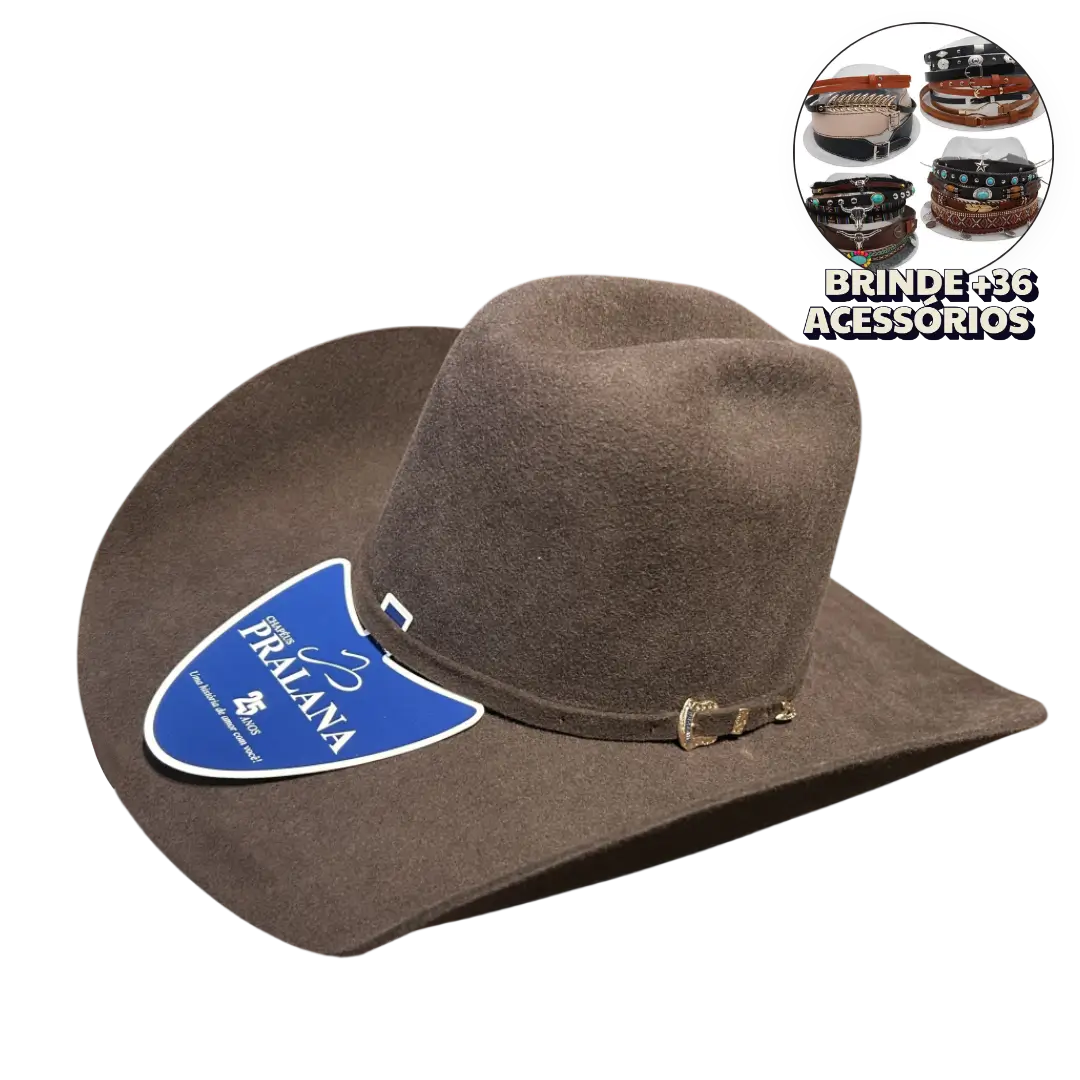 Chapéu Pralana Arena New Marrom + BRINDES