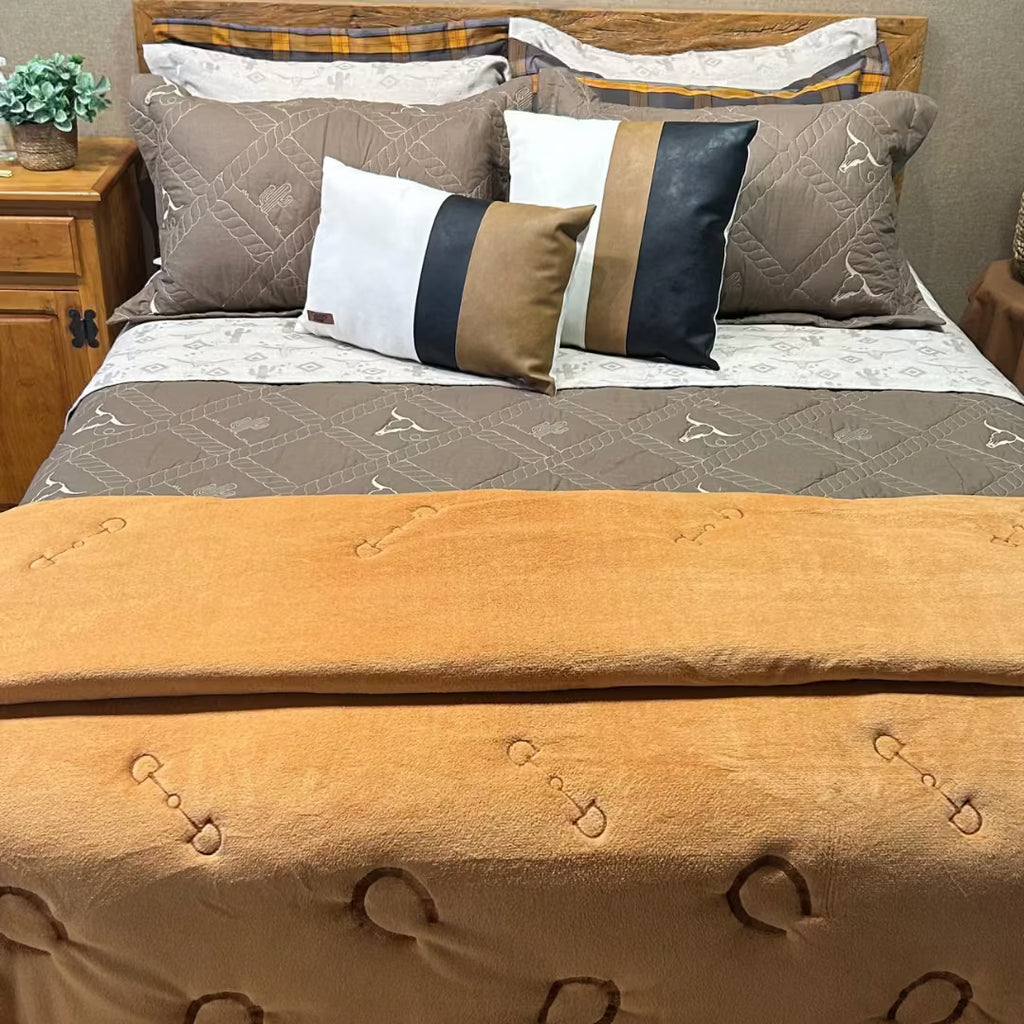 Cama Completa Texas Caramelo