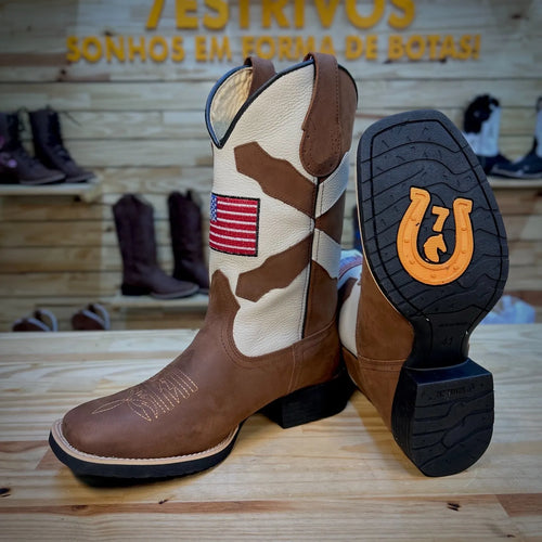Bota Texana Oklahom EUA