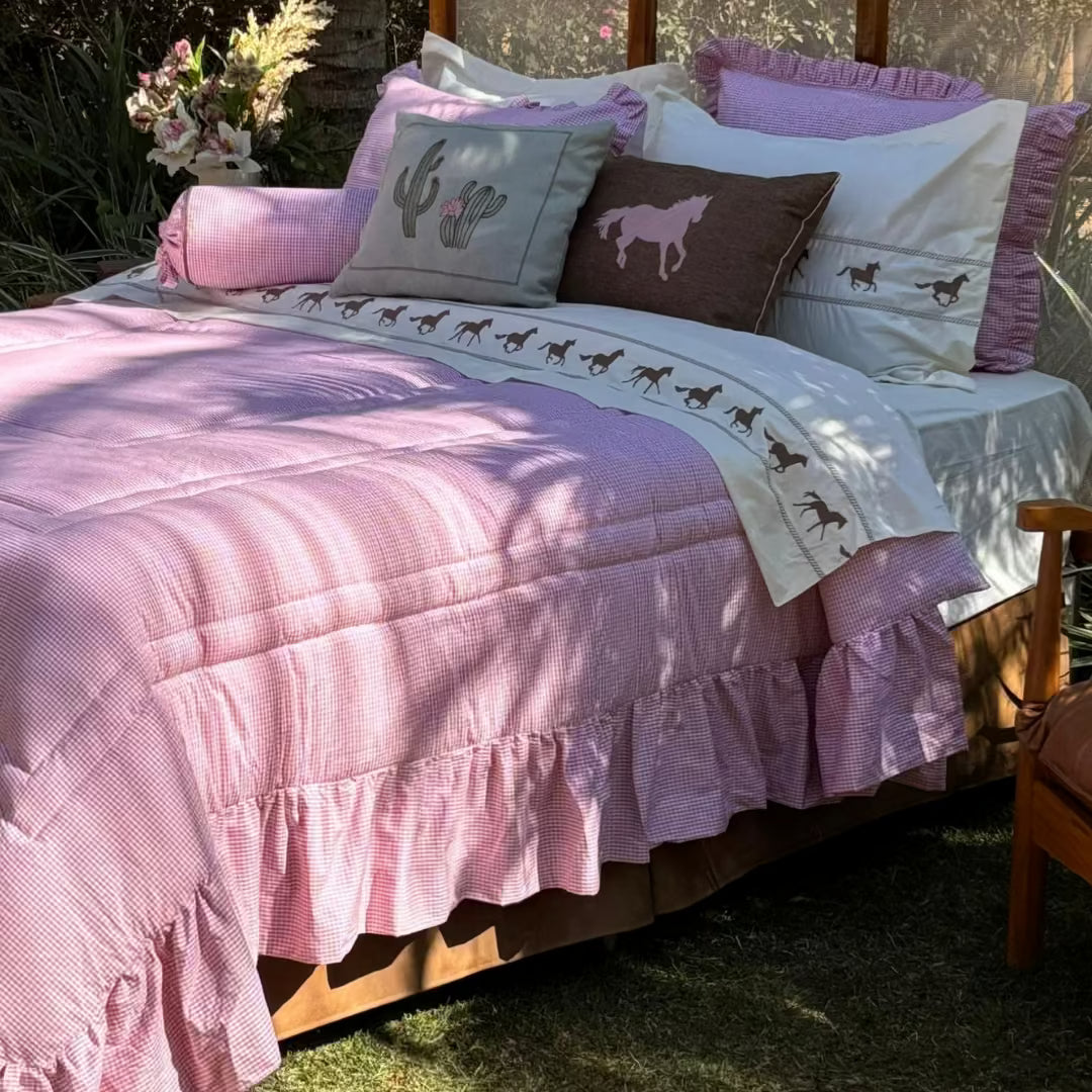 Cama Completa Farm Rosa