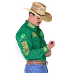 Camisa Radade Manga Longa Verde