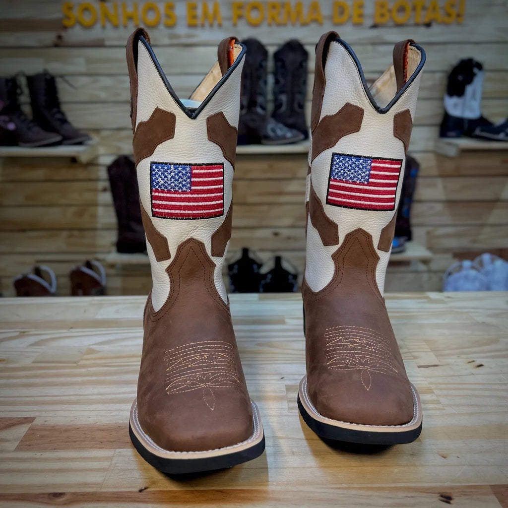 Bota Texana Oklahom EUA